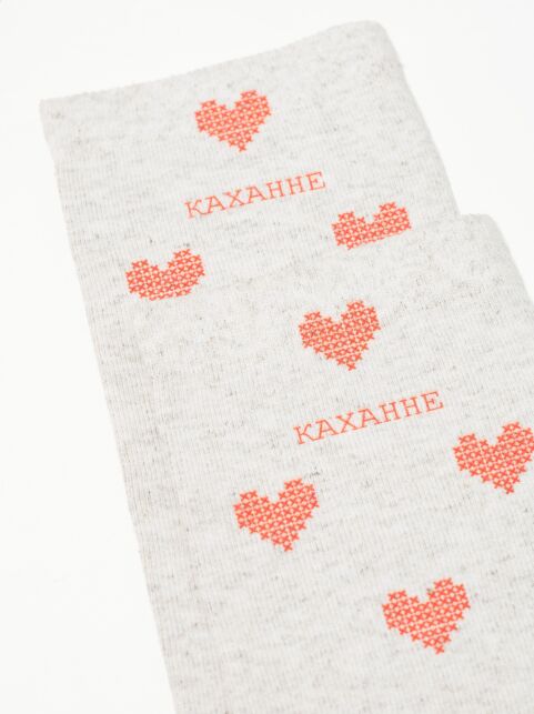 Носки из смесовой пряжи с хлопком и льном «Каханне», модель 675 - купить в интернет-магазине Conte