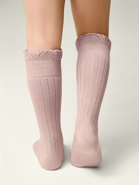 Гольфы с воздушными рюшами и хлопком MISS - купить в интернет-магазине Conte