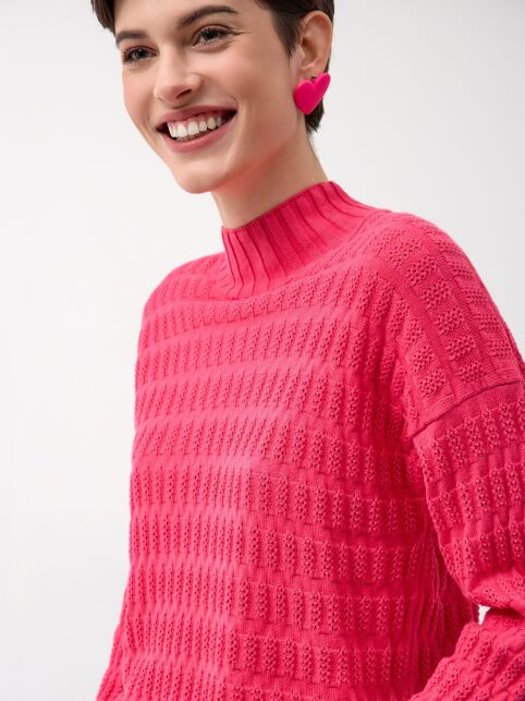 Джемпер свободного силуэта из хлопка и модала LDK 24105 - купить в интернет-магазине Conte