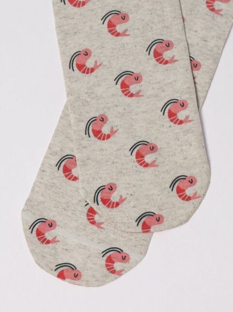 Носки с принтом из смесовой пряжи с хлопком и льном «Sea» - купить в интернет-магазине Conte