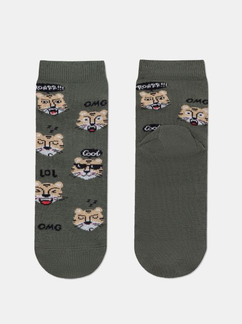 Новогодние носки с рисунком «Tiger» - купить в интернет-магазине Conte