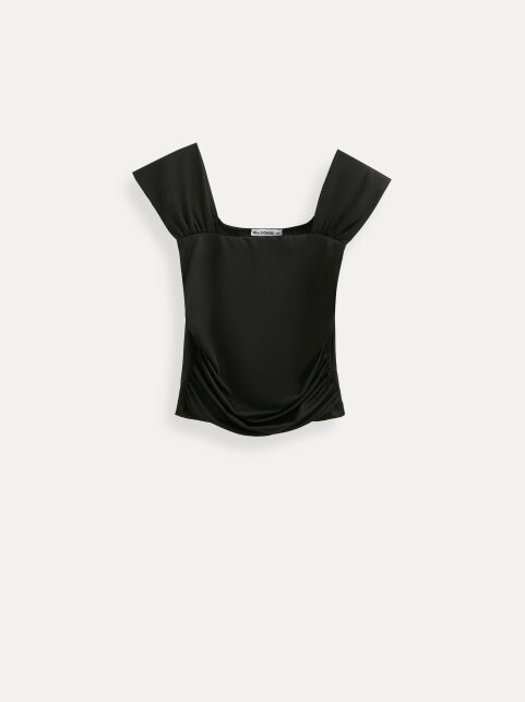 Топ с широкими бретелями и драпировкой LBL 3498 - купить в интернет-магазине Conte