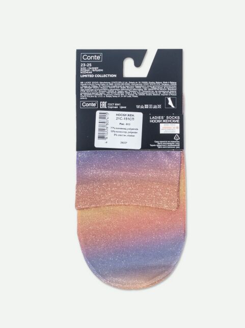 Сияющие носки с рисунком "Sunset" - купить в интернет-магазине Conte