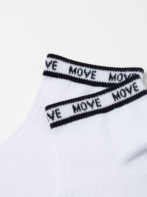 Короткие бело-черные спортивные носки ACTIVE lycra®, модель 580 - купить в интернет-магазине Conte