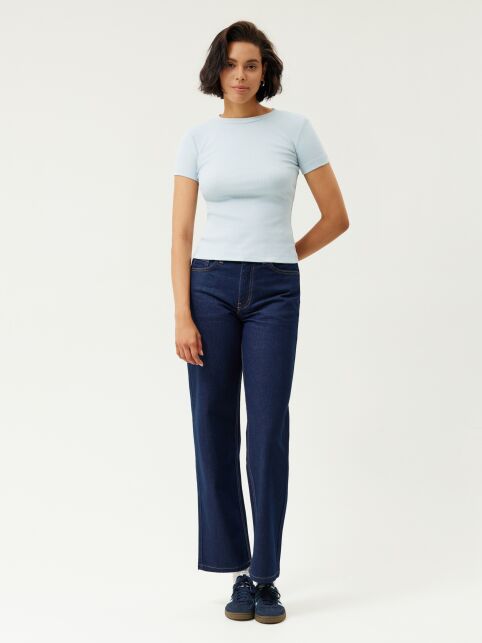 Футболка из хлопка в рубчик BASIC COLLECTION - купить в интернет-магазине Conte