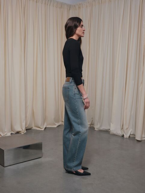 Джинсы straight винтажной варки СON-793 - купить в интернет-магазине Conte