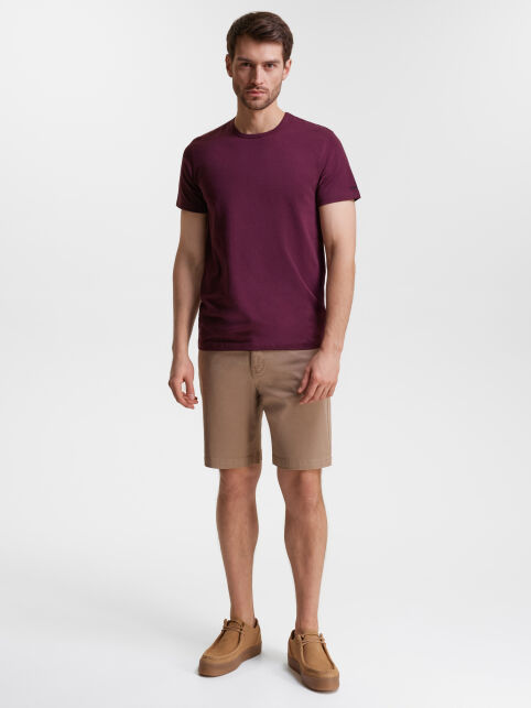 Шорты чинос песочного цвета из хлопкового твила CNM-25 Шорты чинос песочного цвета из хлопкового твила CNM-25 - купить в интернет-магазине Conte