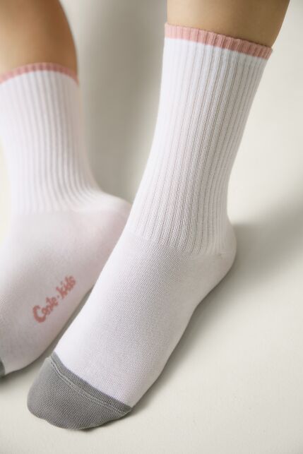 Удлиненные носки с яркой линией на резинке - купить в интернет-магазине Conte