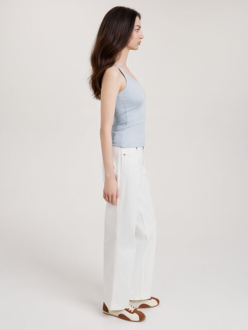 Топ в рубчик из вискозы на бретелях LT 3418 - купить в интернет-магазине Conte