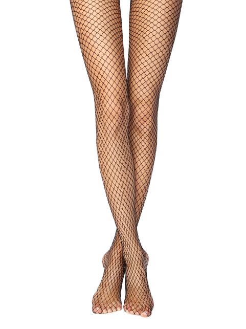 Колготки женские в крупную сетку RETTE MAX Lycra® неро цвета Колготки женские в крупную сетку RETTE MAX Lycra® неро цвета - купить в интернет-магазине Conte