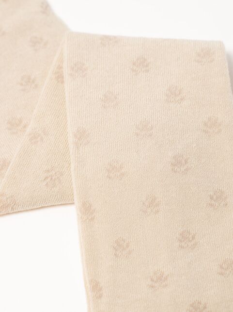 Хлопковые колготки с рисунком «цветы» - купить в интернет-магазине Conte