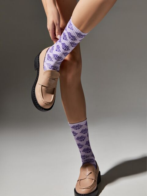 Удлиненные носки с хлопком «Muse» - купить в интернет-магазине Conte