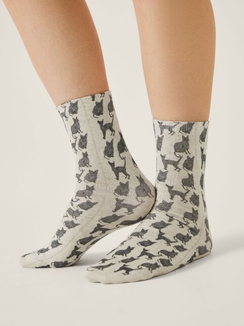 Носки со льном из лимитированной коллекции BEST FRIENDS «Сфинкс» - купить в интернет-магазине Conte