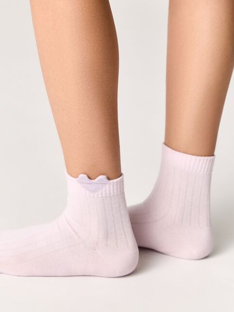 Хлопковые носки TIP-TOP с сияющим пикотом, модель 492 - купить в интернет-магазине Conte