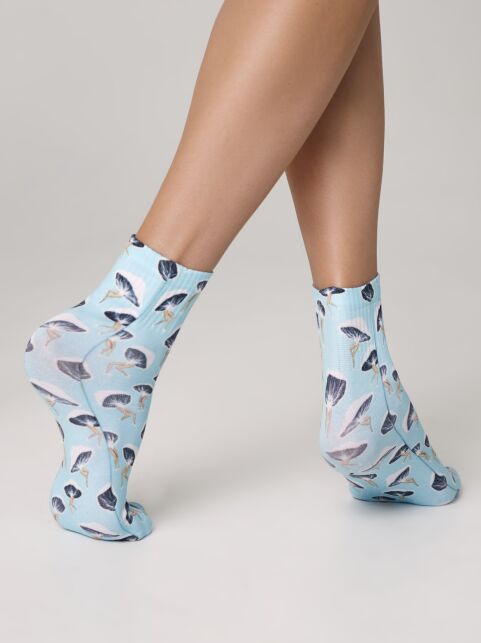 Укороченные носки с хлопком «Mushrooms» - купить в интернет-магазине Conte