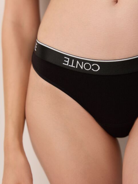 Трусы «бикини» из премиального бамбука BLACK&WHITE LB 2247 - купить в интернет-магазине Conte