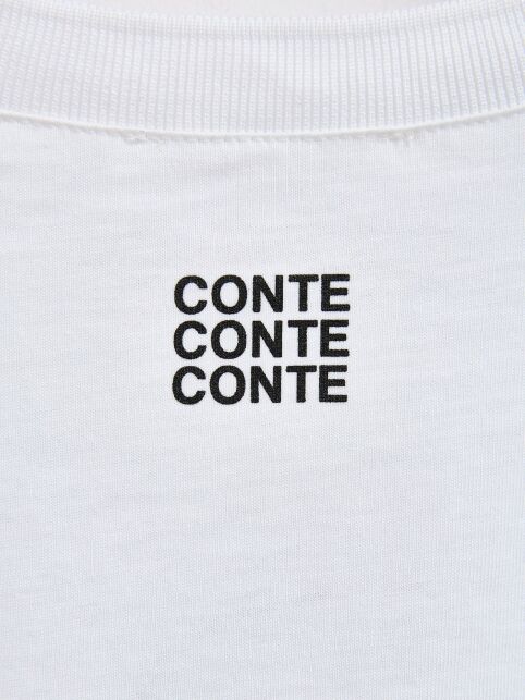 Свободная футболка из хлопка с рисунком «Profile» LD 2675 - купить в интернет-магазине Conte