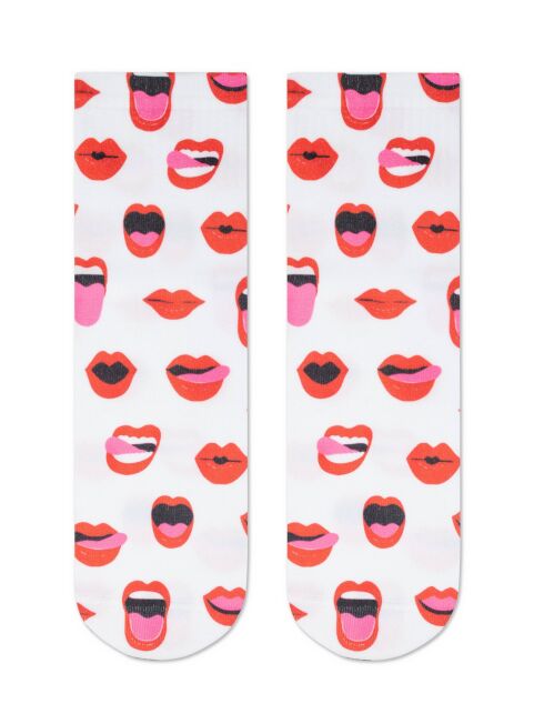 Укороченные носки с хлопком «Lips» - купить в интернет-магазине Conte