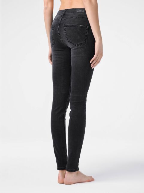 Моделирующие eco-friendly джинсы skinny со средней посадкой CON-150 - купить в интернет-магазине Conte