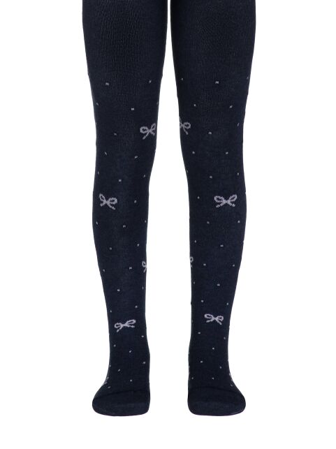Хлопковые колготки с бантиками из люрекса - купить в интернет-магазине Conte