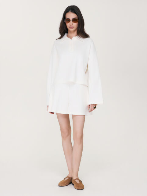 Джемпер-поло из футера-пике LD 3458 - купить в интернет-магазине Conte