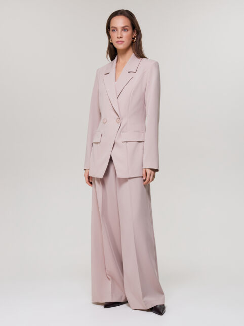 Жакет из костюмной ткани с ассиметричной застёжкой LJ 3394 - купить в интернет-магазине Conte