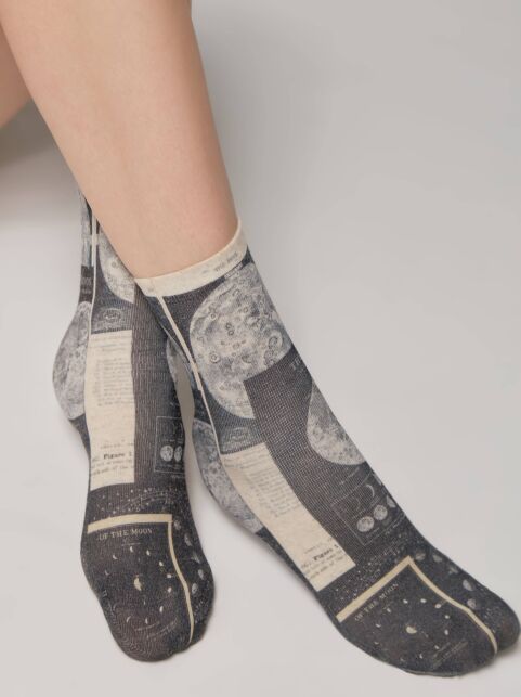 Носки из хлопка и льна «The moon» - купить в интернет-магазине Conte