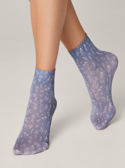 Сияющие носки с рисунком «Wildflowers» - купить в интернет-магазине Conte