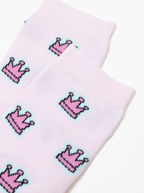 Хлопковые светло-розовые носки SOF-TIKI с махровой стопой - купить в интернет-магазине Conte