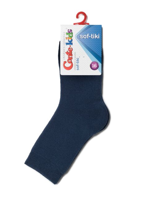 Носки хлопковые детские SOF-TIKI (махровые) темно-синий - купить в интернет-магазине Conte
