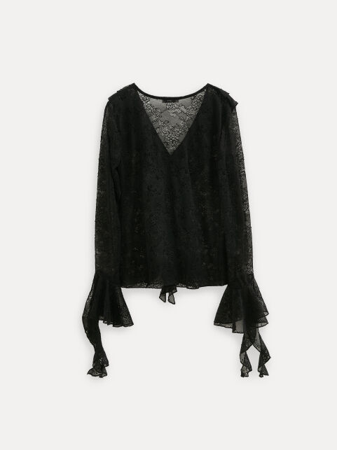 Блуза из кружева с рюшами LBL 3741 - купить в интернет-магазине Conte