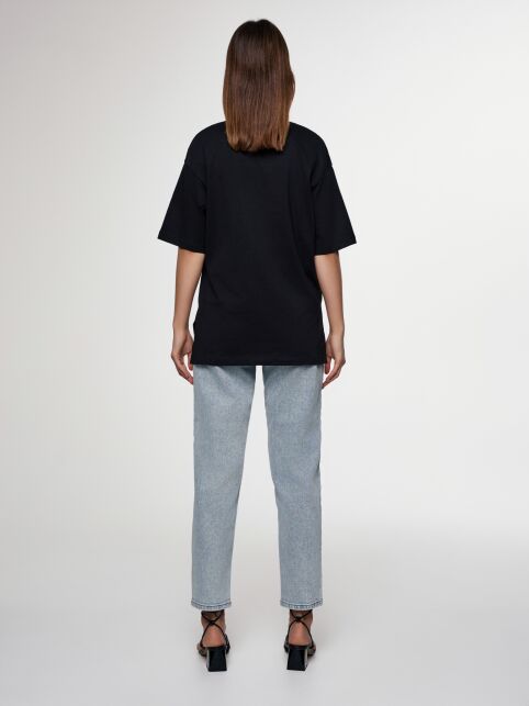 Джинсы mom fit с застежкой на пуговицы CON-617 - купить в интернет-магазине Conte