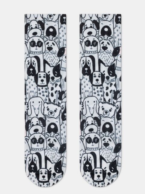 Удлиненные носки с хлопком «Dogs» - купить в интернет-магазине Conte