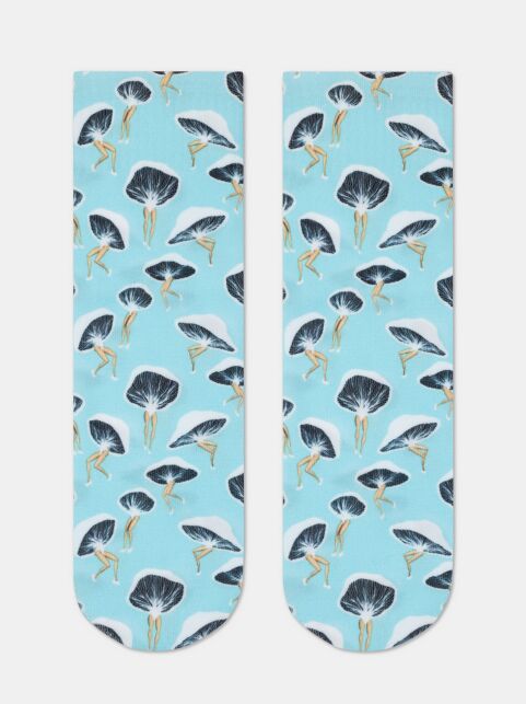 Укороченные носки с хлопком «Mushrooms» - купить в интернет-магазине Conte