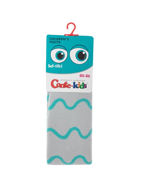 Колготки SOF-TIKI (махровые внутри) с рисунком "волны" - купить в интернет-магазине Conte