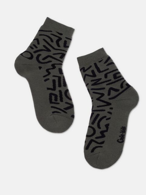 Махровые носки SOF-TIKI с рисунками "Hieroglyphs" - купить в интернет-магазине Conte