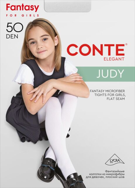 Колготки в рубчик из микрофибры JUDY - купить в интернет-магазине Conte