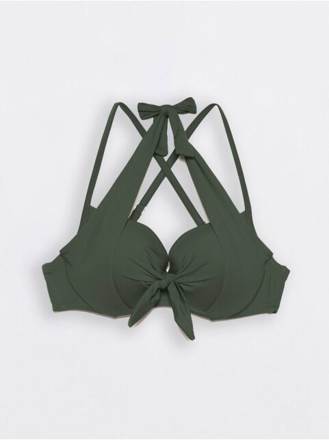 Лиф с эффектом push-up и декоративной драпировкой SAFARI - купить в интернет-магазине Conte