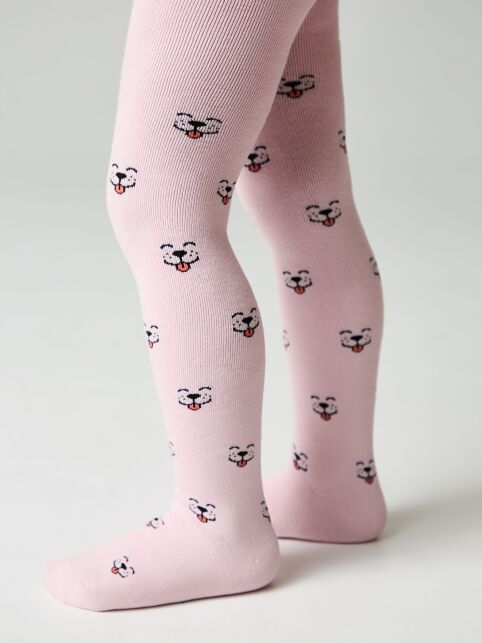 Колготки SOF-TIKI (махровые внутри) с рисунком "собачки" - купить в интернет-магазине Conte