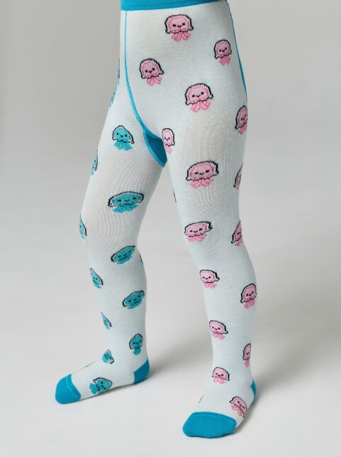 Хлопковые колготки с рисунком «Baby octo» - купить в интернет-магазине Conte
