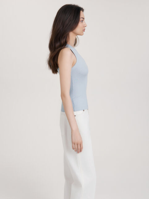 Топ в рубчик из вискозы LT 3419 - купить в интернет-магазине Conte