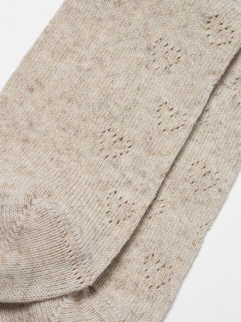 Носки из хлопка и льна с ажурным рисунком - купить в интернет-магазине Conte