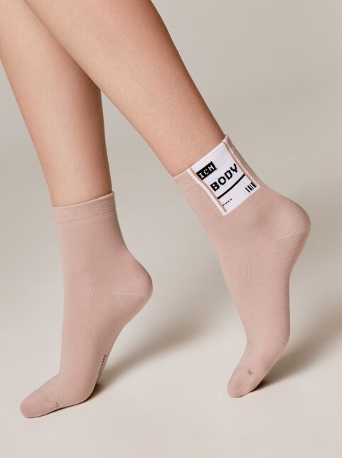 Хлопковые носки с рисунками "Soul" - купить в интернет-магазине Conte