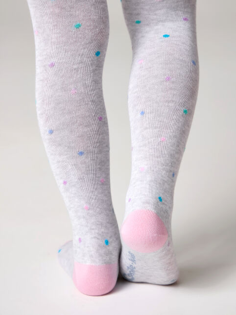 Хлопковые колготки в цветной горошек - купить в интернет-магазине Conte