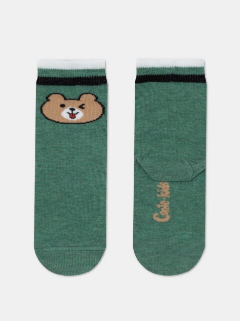 Хлопковые носки с рисунком “Bear” - купить в интернет-магазине Conte