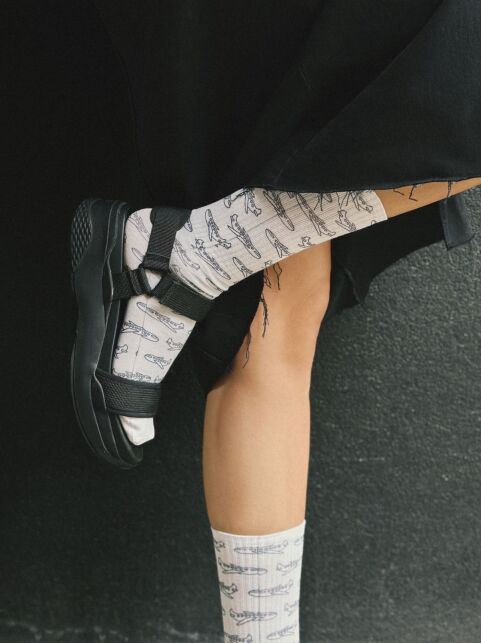 Удлиненные носки из лимитированной коллекции с рисунками "Аirplane" - купить в интернет-магазине Conte