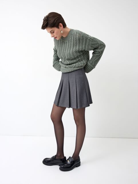 Юбка-mini в складку LU 3262 - купить в интернет-магазине Conte