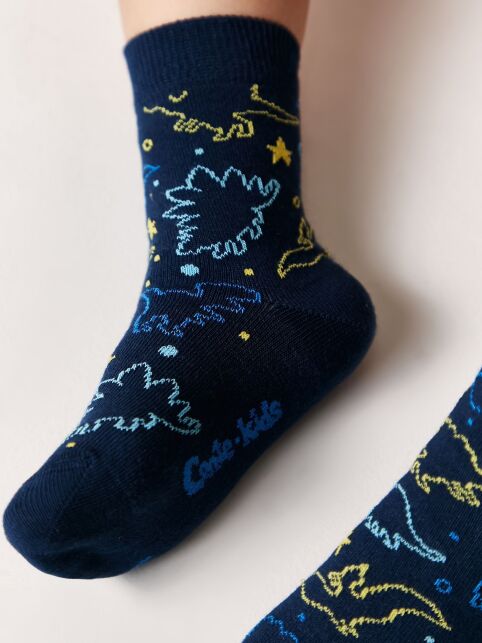 Хлопковые носки с рисунками, модель 622 - купить в интернет-магазине Conte