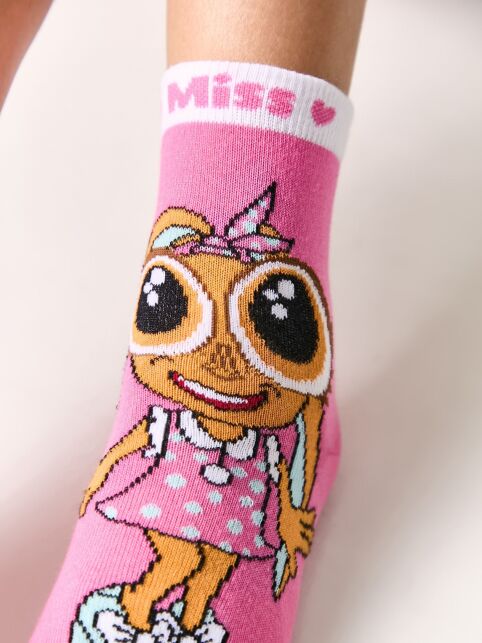 Хлопковые носки «Глазастики» Miss - купить в интернет-магазине Conte