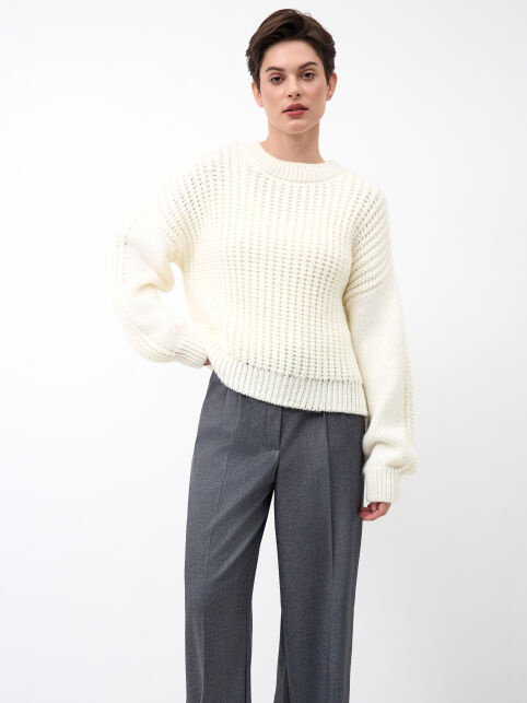 Джемпер умеренно свободного силуэта из пряжи с шерстью LDK 24137 - купить в интернет-магазине Conte